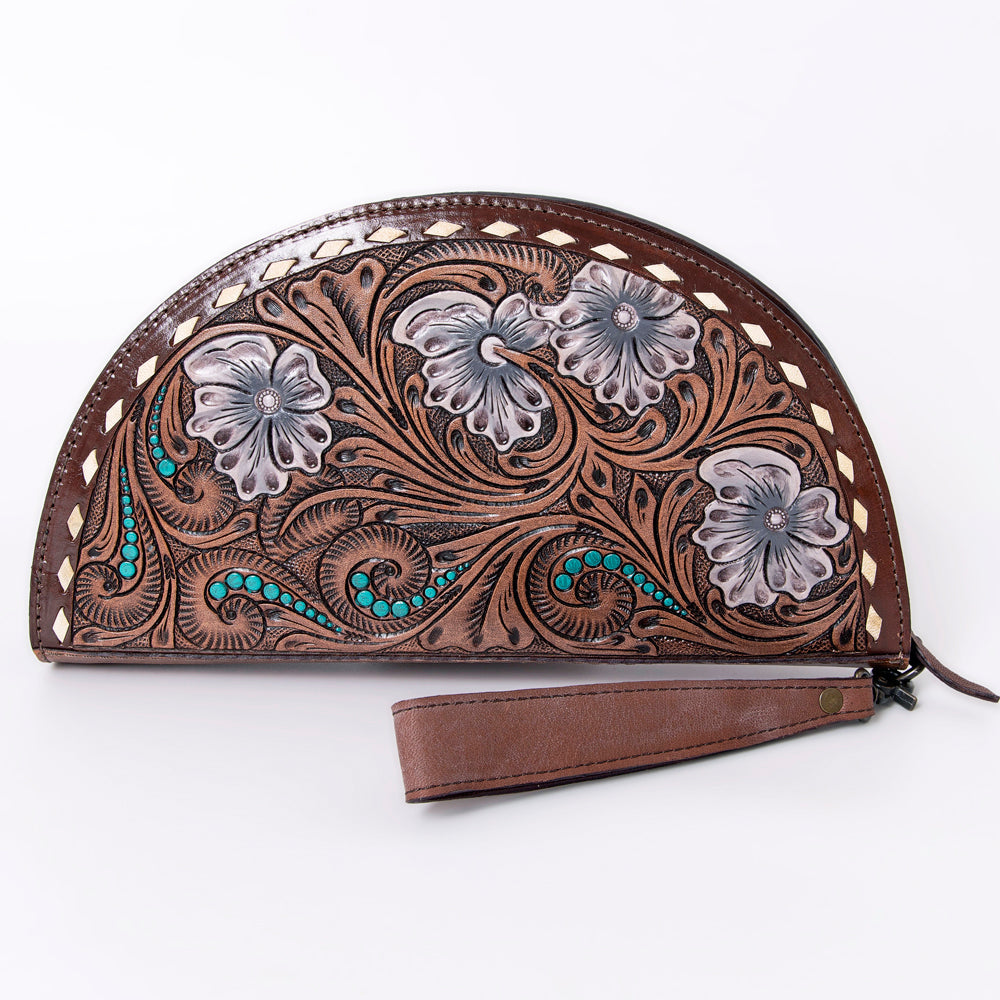 American Darling Wristlet Genuine Leather Women Bag Western Handbag Purse