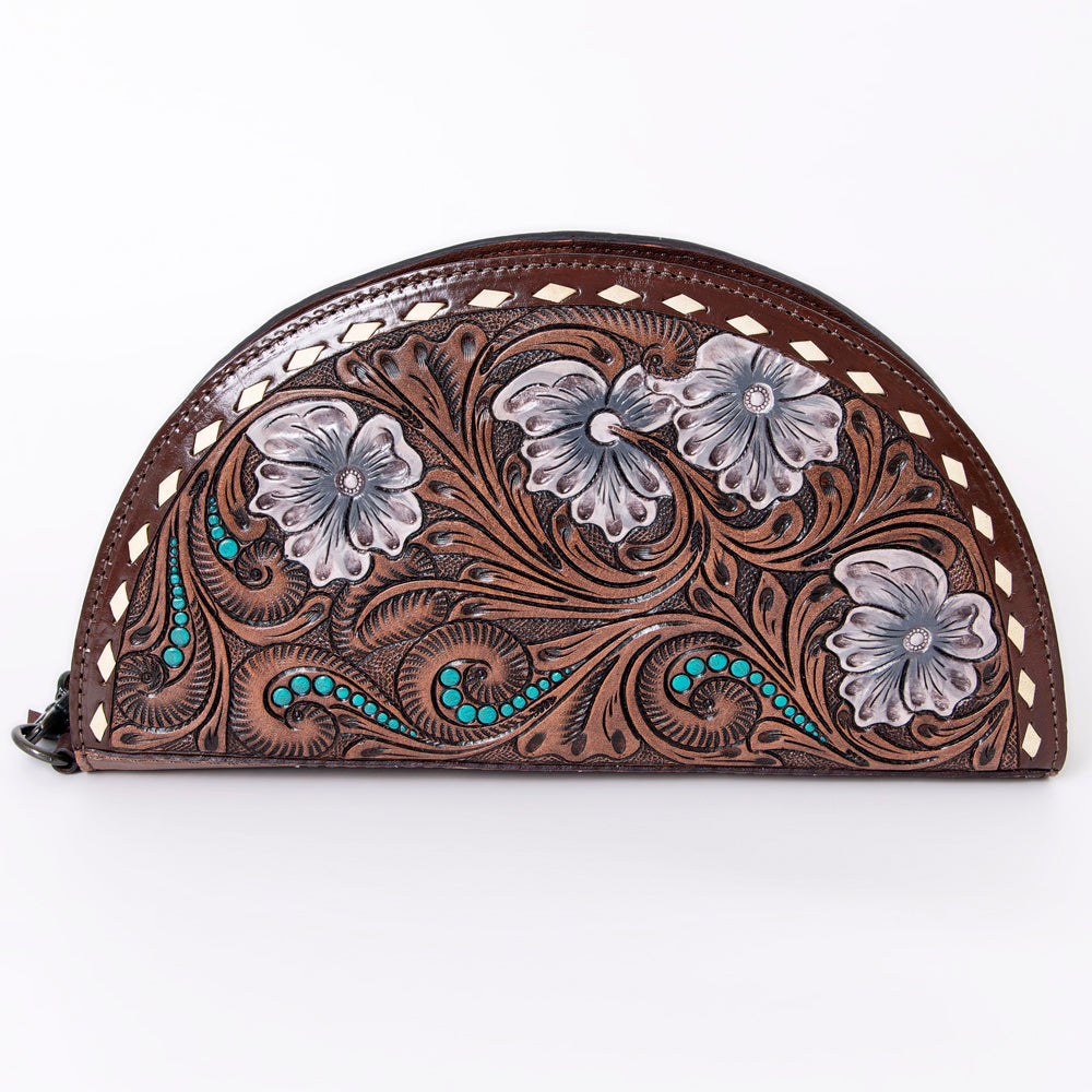 American Darling Wristlet Genuine Leather Women Bag Western Handbag Purse