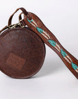 American Darling Canteen Hand Tooled Genuine Leather Women Bag Western Handbag Purse