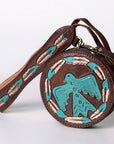 American Darling Canteen Hand Tooled Genuine Leather Women Bag Western Handbag Purse