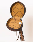 American Darling Canteen Hand Tooled Genuine Leather Women Bag Western Handbag Purse