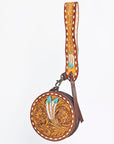 American Darling Canteen Hand Tooled Genuine Leather Women Bag Western Handbag Purse