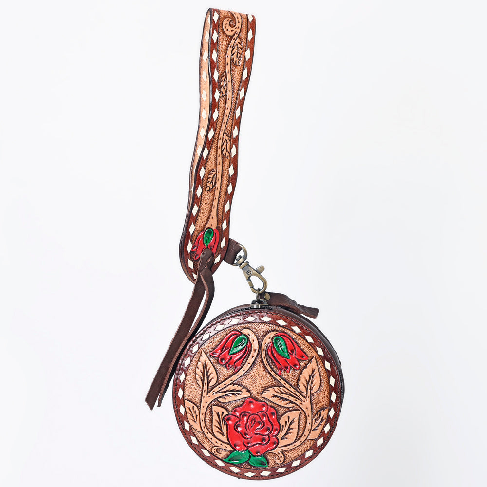 American Darling Canteen Hand Tooled Genuine Leather Women Bag Western Handbag Purse