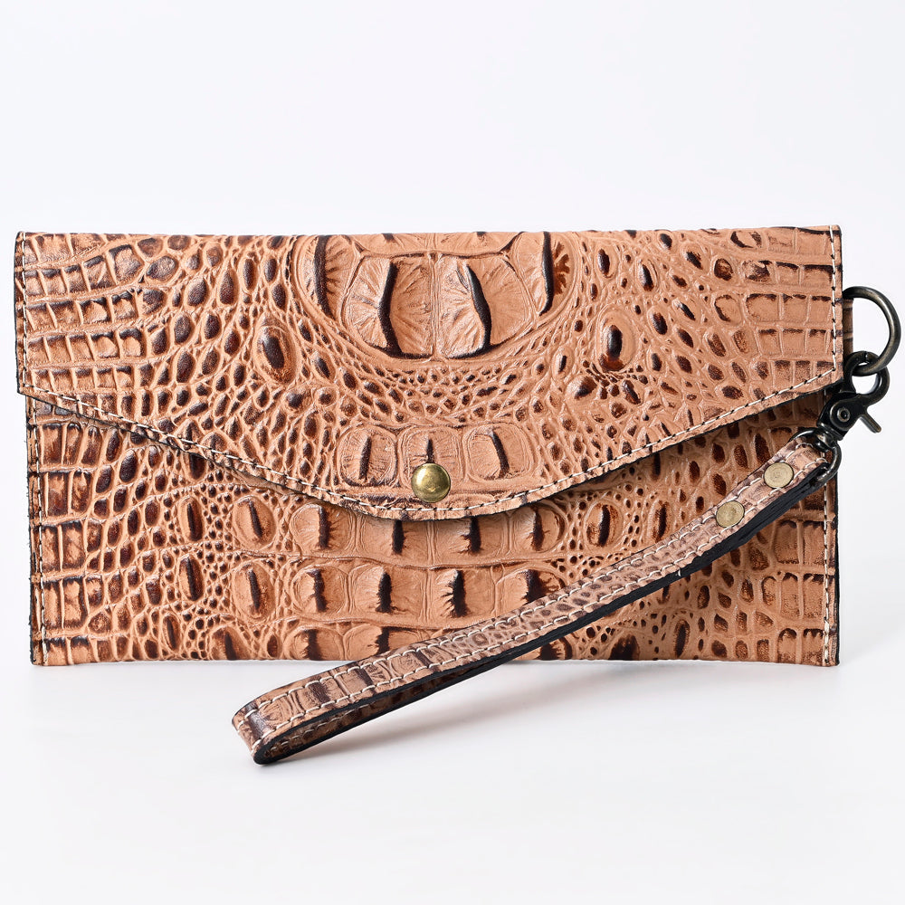 American Darling Crocodile Embossed Genuine Leather Women Bag Western Handbag Purse