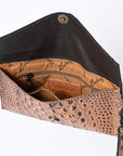 American Darling Crocodile Embossed Genuine Leather Women Bag Western Handbag Purse