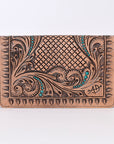 American Darling ORGANISER Upcycled Wool Genuine Leather women bag western handbag purse