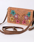 American Darling ORGANISER Upcycled Wool Genuine Leather women bag western handbag purse