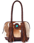 ADBGM333B American Darling Hair On Genuine Leather Women Bag Western Handbag Purse
