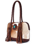 ADBGM333B American Darling Hair On Genuine Leather Women Bag Western Handbag Purse
