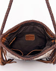 American Darling Hair On Genuine Leather Women Bag Western Handbag Purse