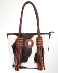 American Darling Hair On Genuine Leather Women Bag Western Handbag Purse