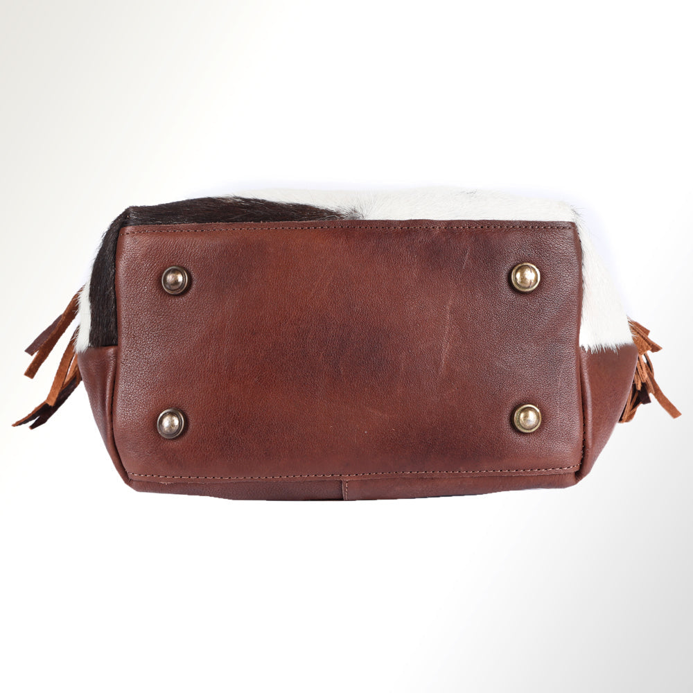 American Darling Hair On Genuine Leather Women Bag Western Handbag Purse