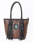American Darling Hair On Genuine Leather Women Bag Western Handbag Purse