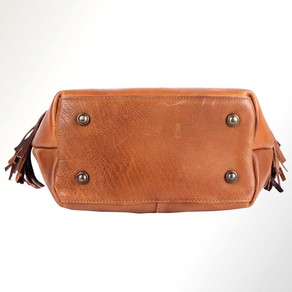 American Darling Hair On Genuine Leather Women Bag Western Handbag Purse