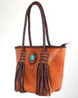 American Darling Hair On Genuine Leather Women Bag Western Handbag Purse
