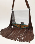 American Darling ADBGZ727 Clear Bag Hand Tooled Genuine Leather Women Bag Western Handbag Purse