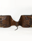 Hilason Western Horse Leather Saddle Bag Heavyduty Traditional Trail Ride