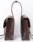 Hilason Western Horse Leather Saddle Bag Heavyduty Traditional Trail Ride