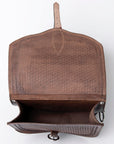 Hilason Floral  Western Horse Leather Saddle Bag Heavyduty Traditional Trail Ride