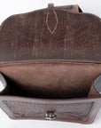 Hilason Floral  Western Horse Leather Saddle Bag Heavyduty Traditional Trail Ride