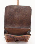 Hilason Western Horse Leather Saddle Bag Heavyduty Traditional Trail Ride