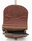 Hilason Floral  Western Horse Leather Saddle Bag Heavyduty Traditional Trail Ride