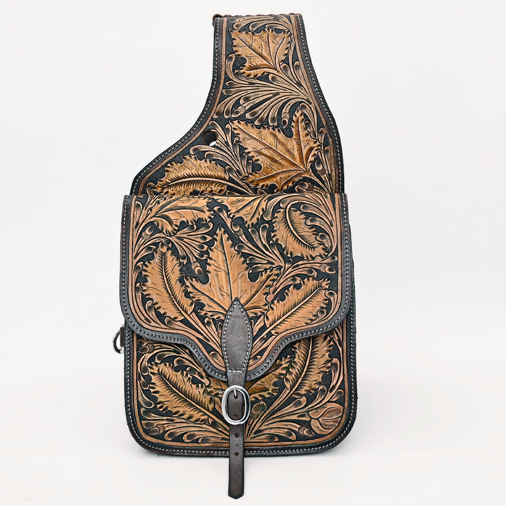 Hilason Western Horse Leather Saddle Bag Heavyduty Traditional Trail Ride