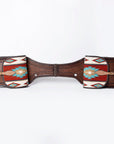 Hilason Floral  Western Horse Leather Saddle Bag Heavyduty Traditional Trail Ride