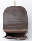 Hilason Floral  Western Horse Leather Saddle Bag Heavyduty Traditional Trail Ride