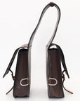 Hilason Floral  Western Horse Leather Saddle Bag Heavyduty Traditional Trail Ride