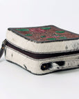 American Darling Hand Tooled Hair On Genuine Leather Women Bag Western Handbag Purse