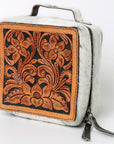 American Darling Hand Tooled Hair On Genuine Leather Women Bag Western Handbag Purse
