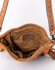 American Darling Saddle Blanket Genuine Leather Women Bag Western Handbag Purse