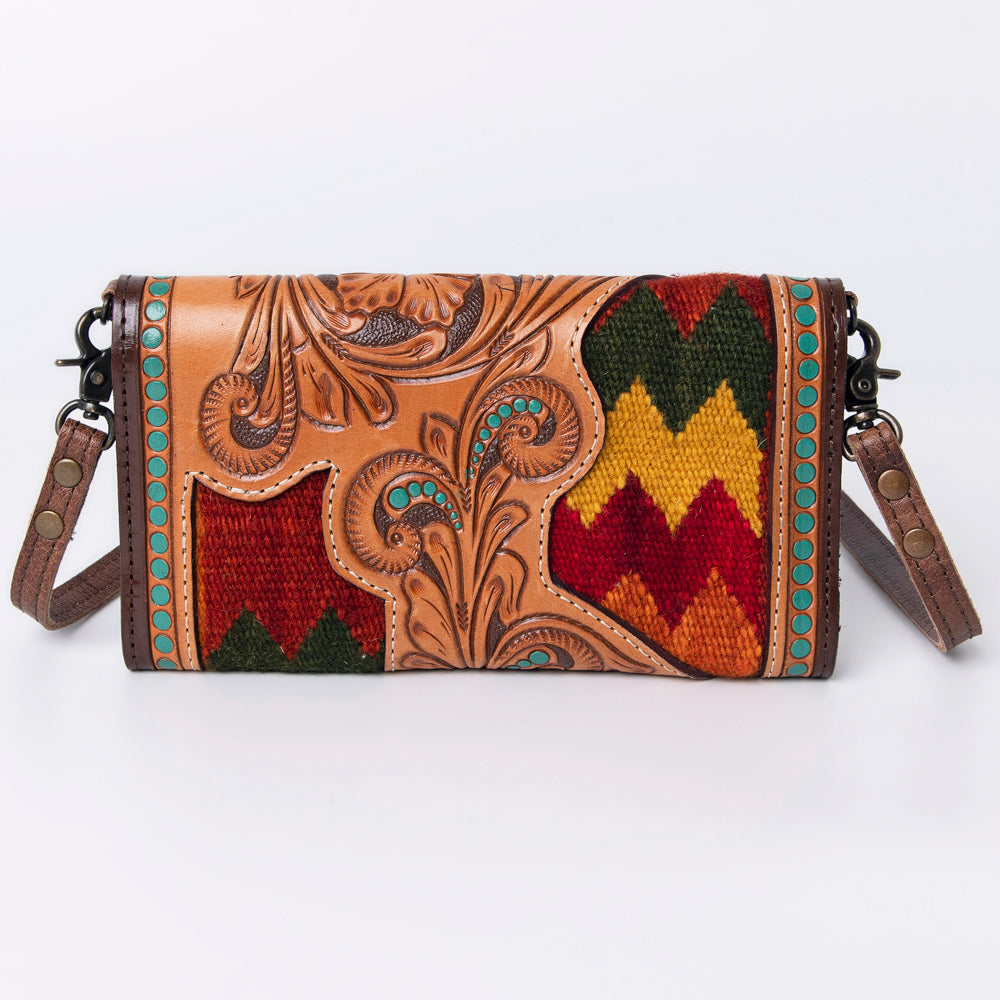 American Darling Hand Tooled Genuine Leather Women Bag Western Handbag Purse