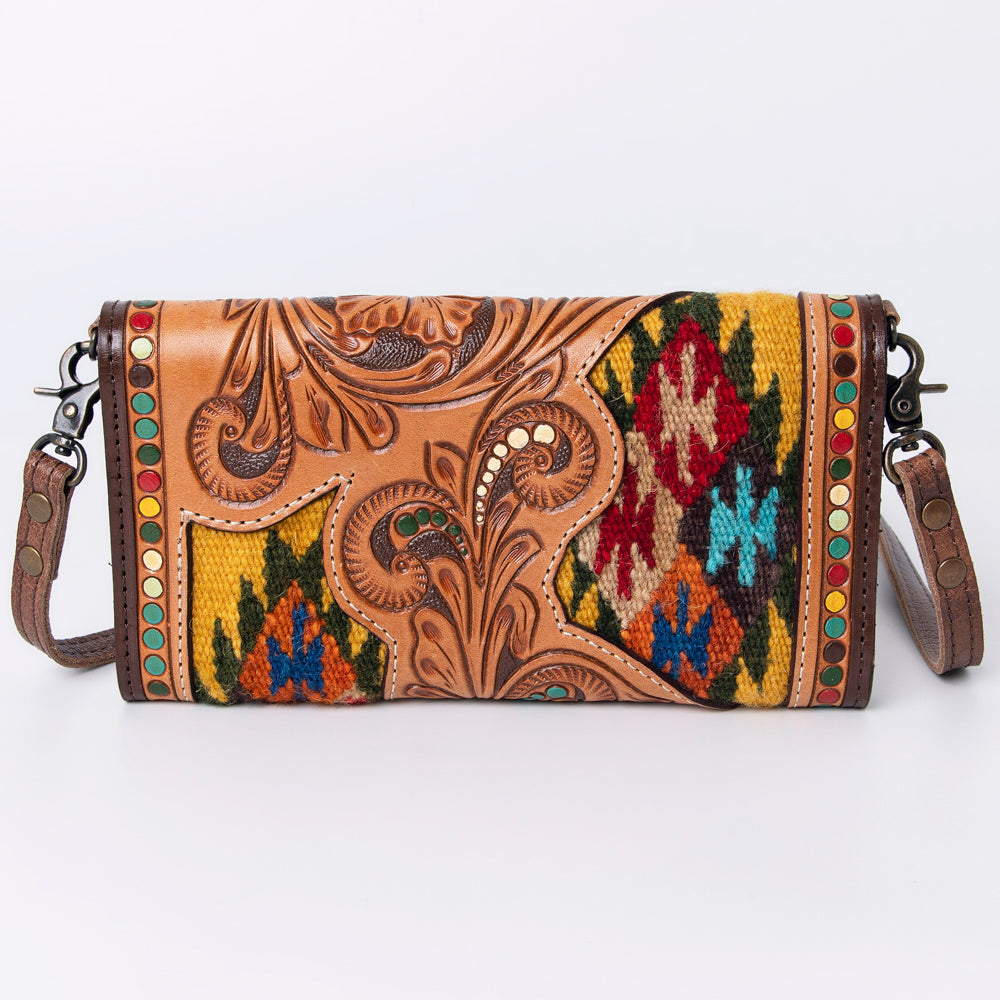 American Darling Hand Tooled Genuine Leather Women Bag Western Handbag Purse