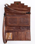 American Darling Hand Tooled Genuine Leather Women Bag Western Handbag Purse