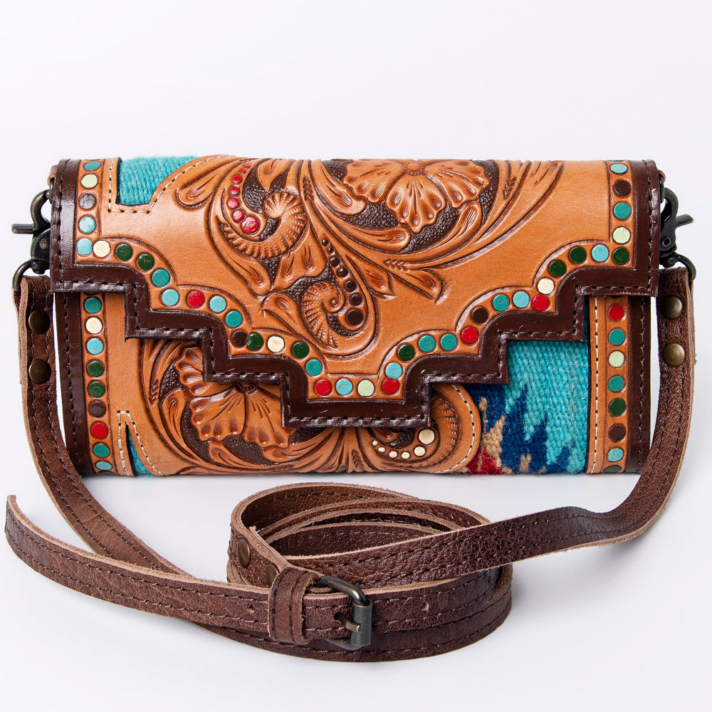 American Darling Hand Tooled Genuine Leather Women Bag Western Handbag Purse