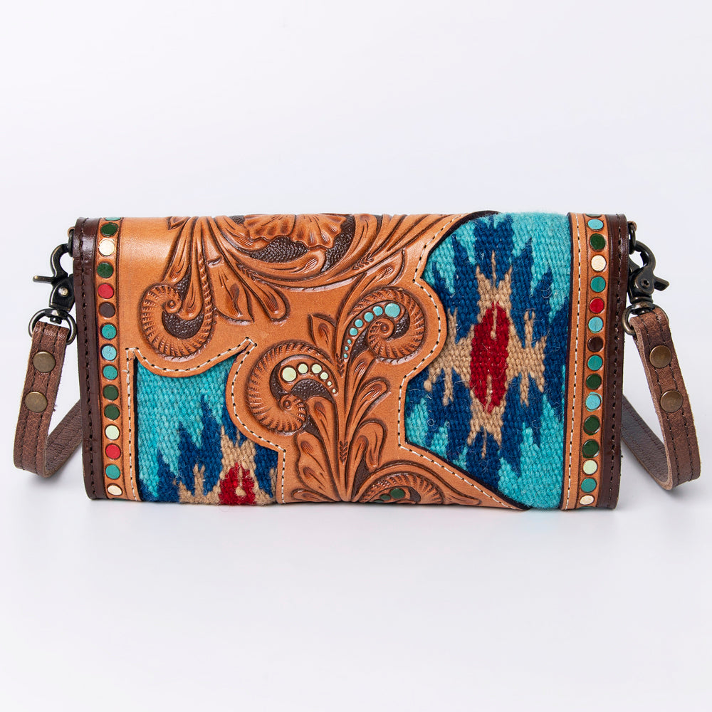 American Darling Hand Tooled Genuine Leather Women Bag Western Handbag Purse