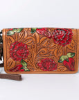 American Darling ORGANISER Upcycled Wool Genuine Leather women bag western handbag purse
