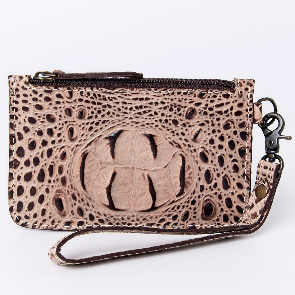 American Darling Crocodile Embossed Genuine Leather Women Bag Western Handbag Purse