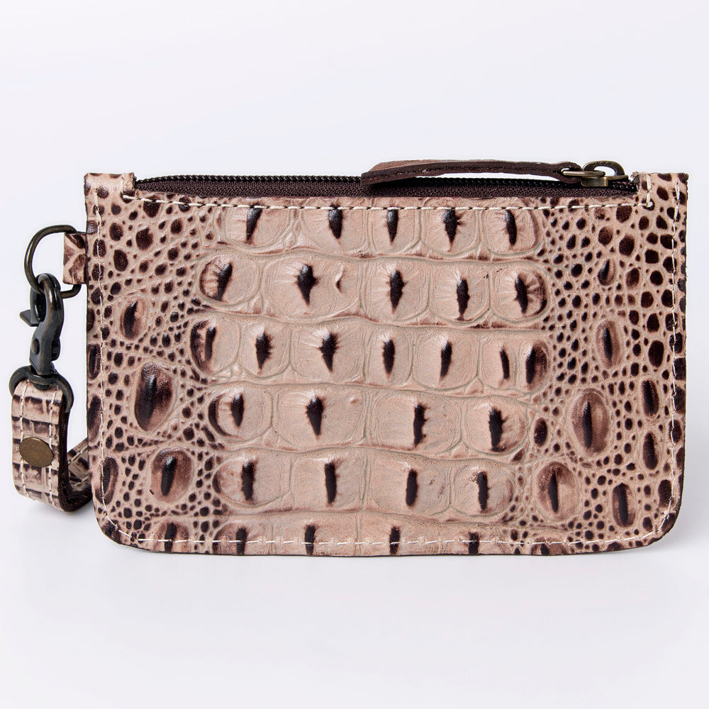 American Darling Crocodile Embossed Genuine Leather Women Bag Western Handbag Purse