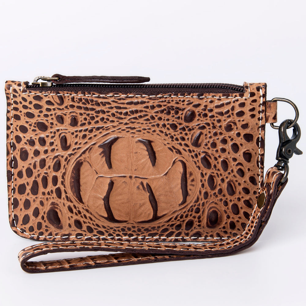 American Darling Crocodile Embossed Genuine Leather Women Bag Western Handbag Purse