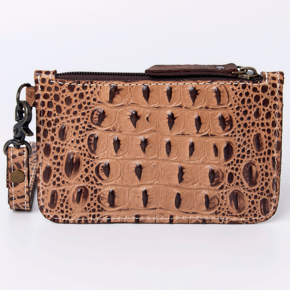 American Darling Crocodile Embossed Genuine Leather Women Bag Western Handbag Purse