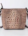 American Darling Crocodile Embossed Genuine Leather Women Bag Western Handbag Purse
