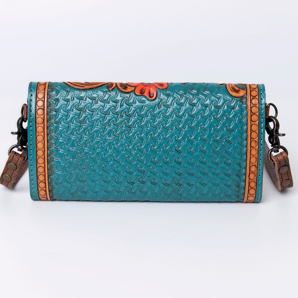 American Darling Wallet Hand Tooled Genuine Leather women bag western handbag purse