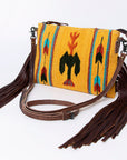 American Darling Saddle Blanket Genuine Leather Women Bag Western Handbag Purse