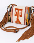 American Darling Saddle Blanket Genuine Leather Women Bag Western Handbag Purse