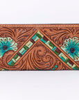 American Darling Clutch Hand Tooled Genuine Leather Women Bag Western Handbag Purse