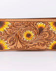 American Darling Clutch Hand Tooled Genuine Leather Women Bag Western Handbag Purse