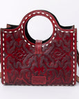 American Darling Tote Hand Tooled Genuine Leather Western Women Bag Handbag Purse | Western Tote Bag | Travel Tote Bags | College Tote Bag | Casual Tote Bag